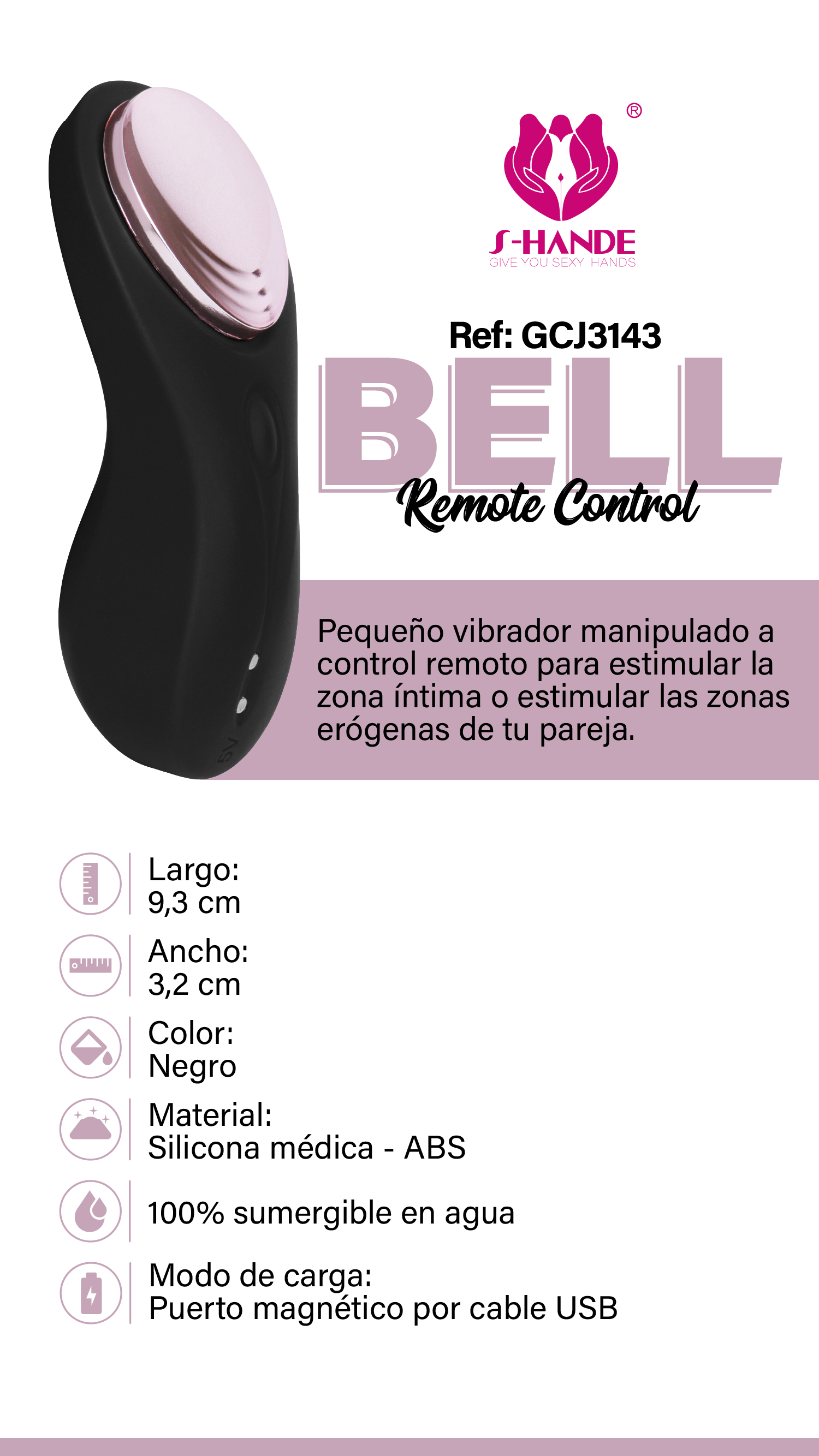 Estimulador Control Remoto Bell