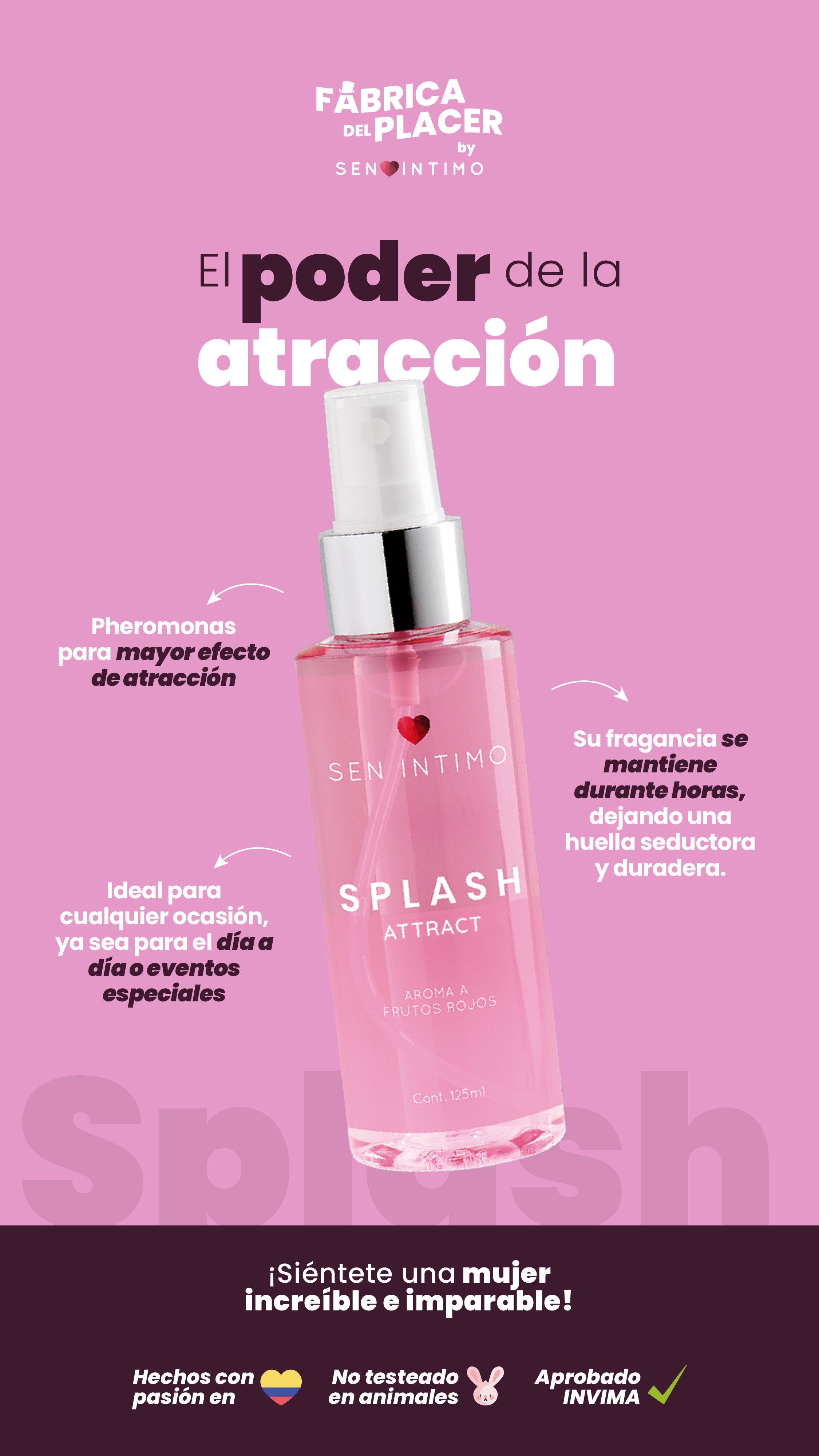 Splash X 125 mL Sen Intimo